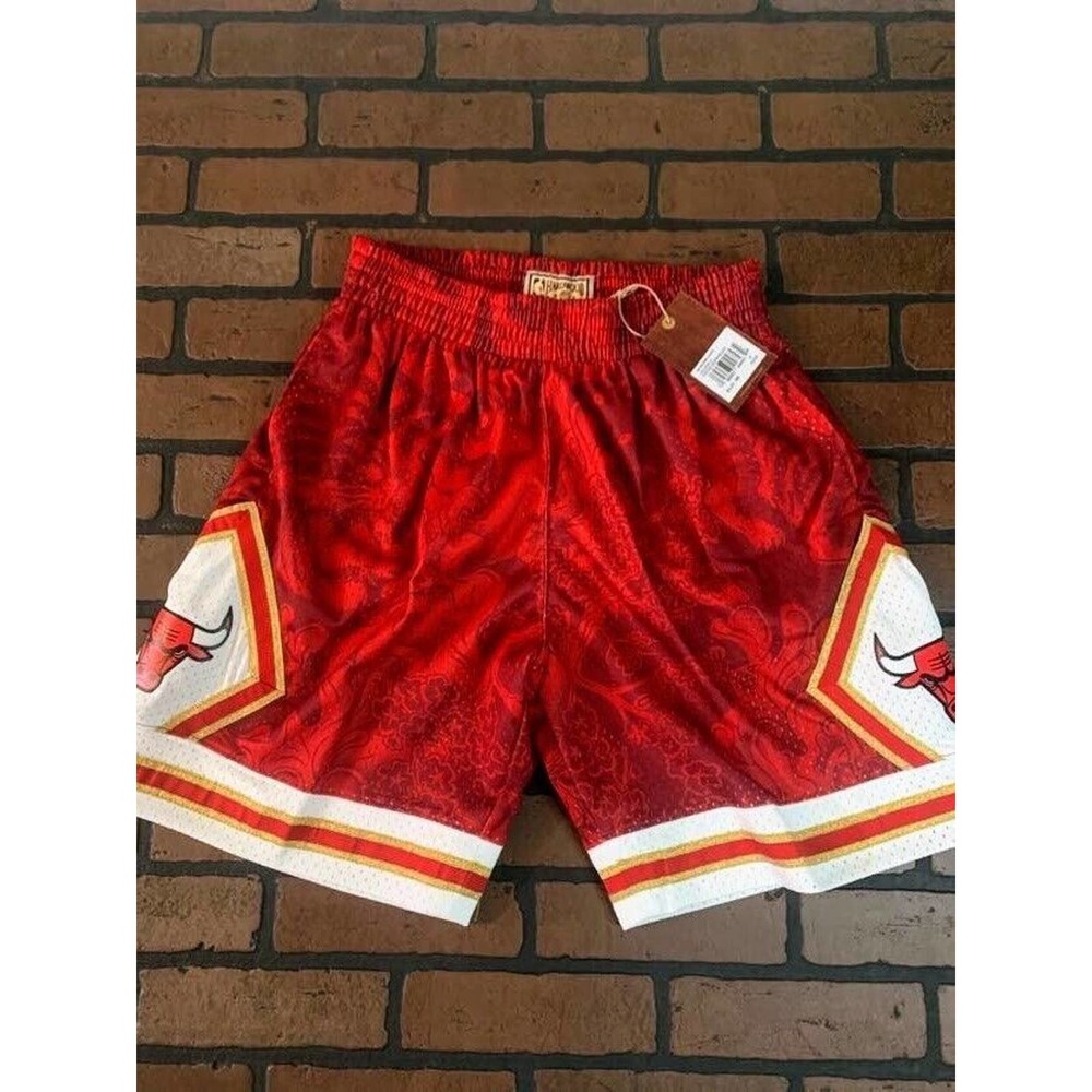 CHICAGO BULLS Mitchell‎ & Ness Basketball Shorts ~Never Worn~ S- 3Xl